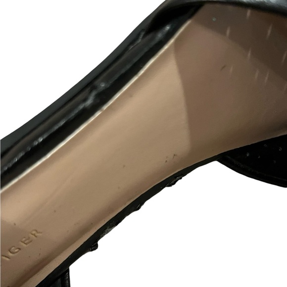 Tommy Hilfiger Black Pointy Toe shoes - size 8 Tommy Hilfiger shoe- black flats - Picture 8 of 9
